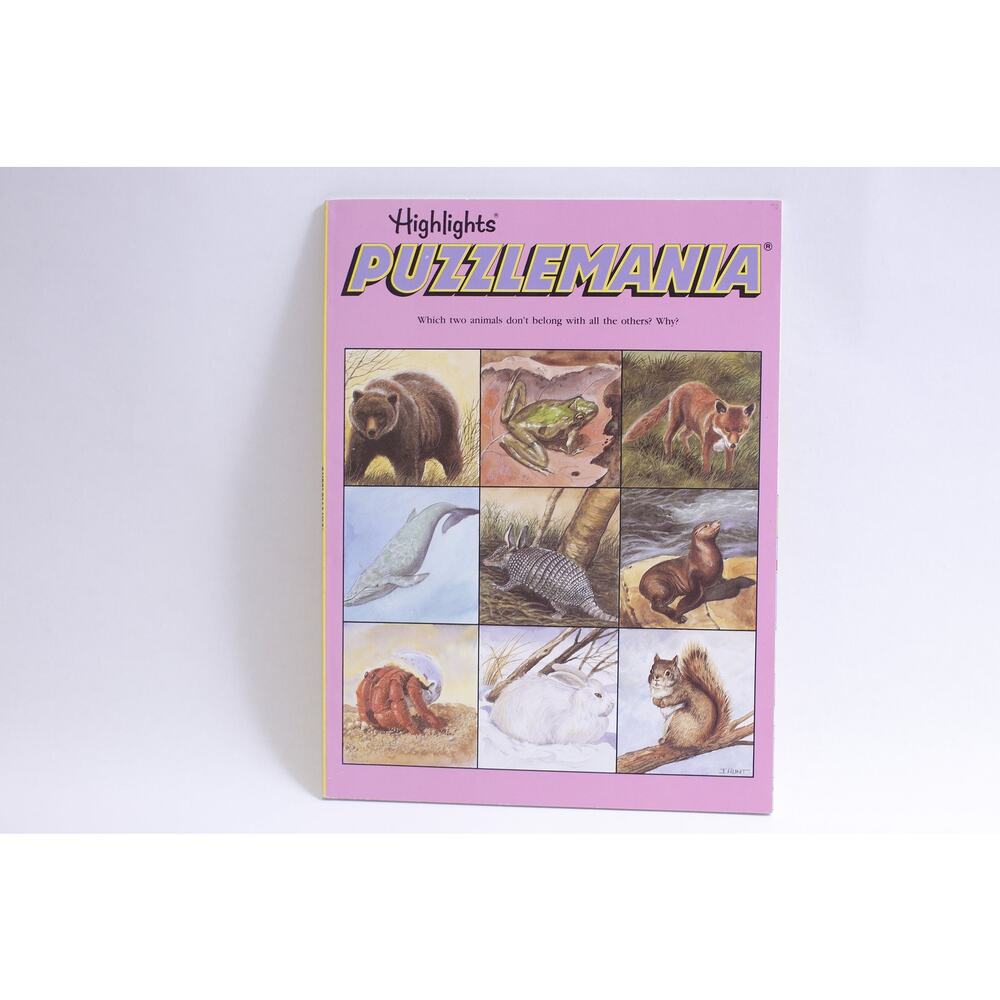 Puzzlemania Book Unused, Activity Book for Kids, Brain Teasers for Children